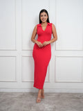 MAXIVESTIDO CAMISERO MANGA CERO